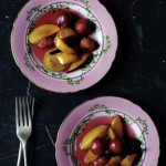Cherries & peaches papillotes