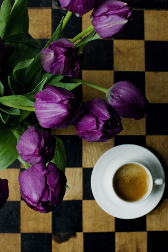 Tulips & coffee