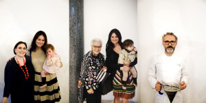 With Angela Frenda, Rosita Missoni and Massimo Bottura.